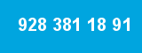 928 381 18 91 928 381 18 91